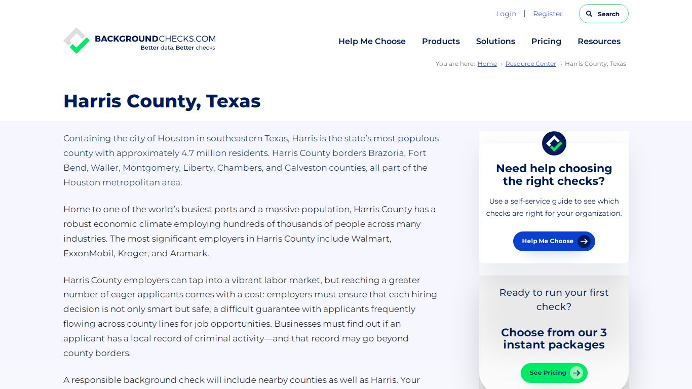 Harris County Texas | County Court Records - background checks